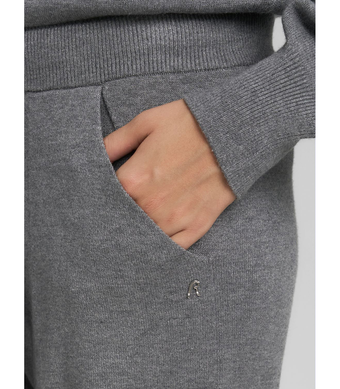 レギュラーフィット ニットパンツ（セットアップ） 詳細画像 アイアングレー 6